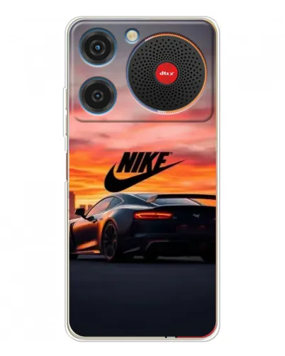 Чехол для ZTE Nubia Music с картинкой «Nike и суперкар» Чехол для ZTE Nubia Music с картинкой «Nike и суперкар»