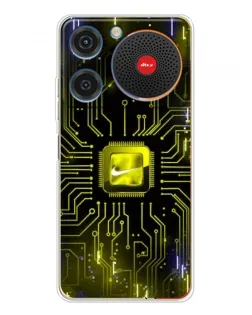 Чехол для ZTE Nubia Music с картинкой «Nike — золотая искра»