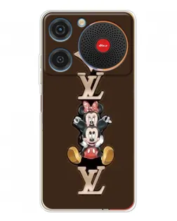 Чехол для ZTE Nubia Music с картинкой «LV и Микки Маус»