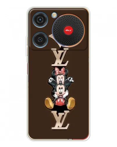 Чехол для ZTE Nubia Music с картинкой «LV и Микки Маус»