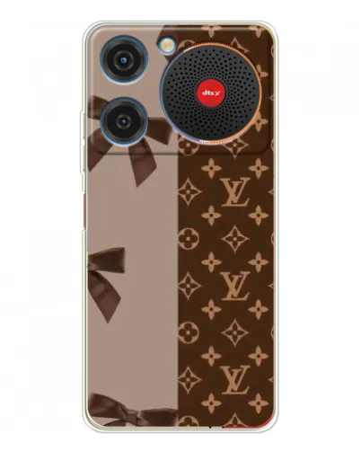 Чехол для ZTE Nubia Music с картинкой «Louis Vuitton — банты»
