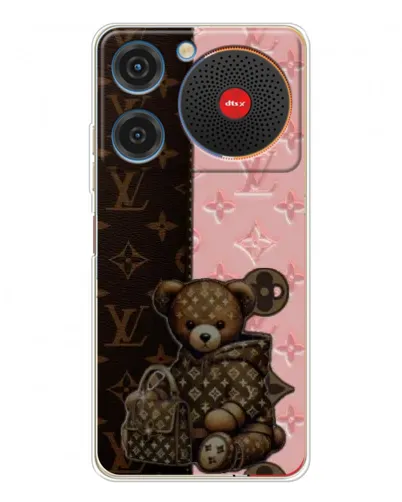 Чехол для ZTE Nubia Music с картинкой «Мишка в стиле LV»