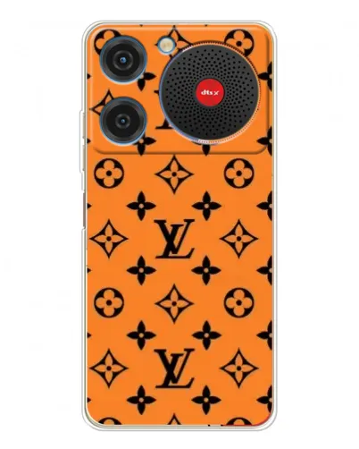 Чехол для ZTE Nubia Music с картинкой «Оранжевый стиль LV»