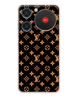 Чехол для ZTE Nubia Music с картинкой «Золотая монограмма LV»