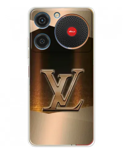 Чехол для ZTE Nubia Music с картинкой «LV — золотое сияние»