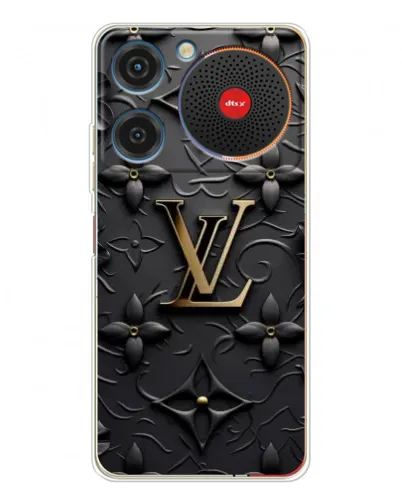 Чехол для ZTE Nubia Music с картинкой «Кожаная текстура LV»