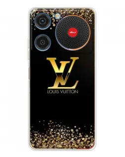 Чехол для ZTE Nubia Music с картинкой «LV — золотые искры»