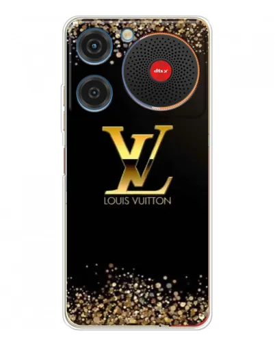 Чехол для ZTE Nubia Music с картинкой «LV — золотые искры»