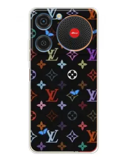Чехол для ZTE Nubia Music с картинкой «Цветная монограмма LV»
