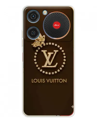 Чехол для ZTE Nubia Music с картинкой «LV — золотая печать»