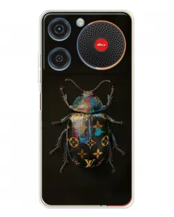 Чехол для ZTE Nubia Music с картинкой «LV — мраморный принт»