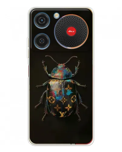 Чехол для ZTE Nubia Music с картинкой «LV — мраморный принт»