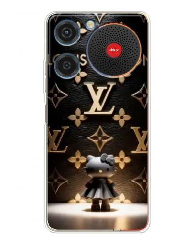 Чехол для ZTE Nubia Music с картинкой «Монограмма с фигурой»