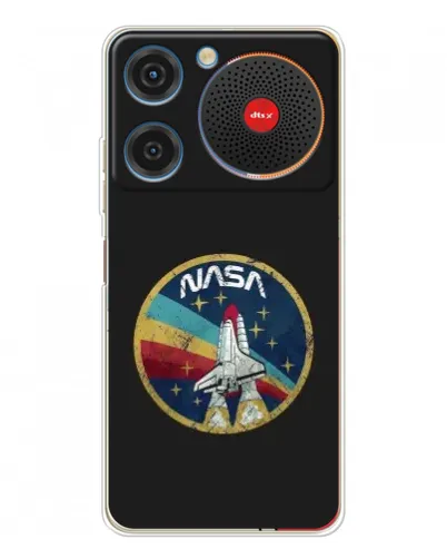 Чехол для ZTE Nubia Music с картинкой «NASA — эмблема миссии»