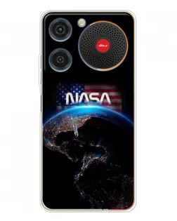 Чехол для ZTE Nubia Music с картинкой «Земля из космоса NASA»