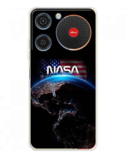 Чехол для ZTE Nubia Music с картинкой «Земля из космоса NASA»