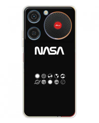 Чехол для ZTE Nubia Music с картинкой «NASA — технический принт»