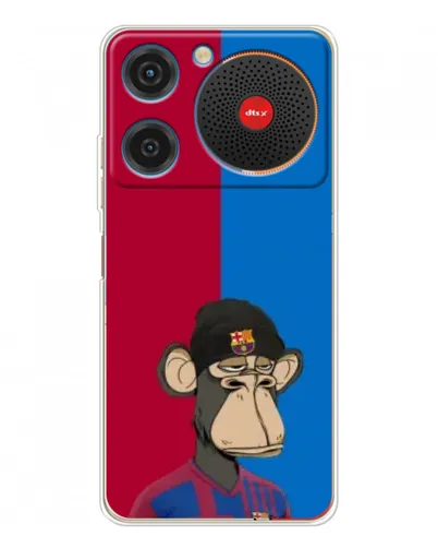 Чехол для ZTE Nubia Music с картинкой «Bored Ape — фанат Барсы»