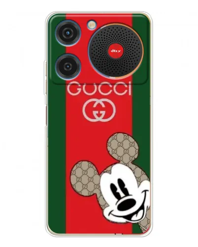 Чехол для ZTE Nubia Music с картинкой «Gucci — полосы и Микки»