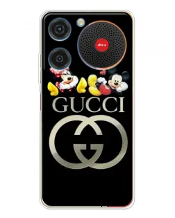 Чехол для ZTE Nubia Music с картинкой «Gucci — герои Disney»