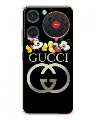 Чехол для ZTE Nubia Music с картинкой «Gucci — герои Disney»