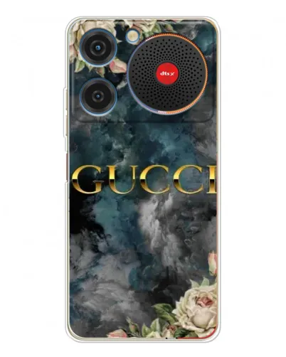 Чехол для ZTE Nubia Music с картинкой «Абстрактные цветы Gucci»