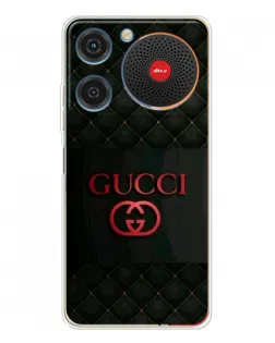Чехол для ZTE Nubia Music с картинкой «Gucci — стеганый черный»