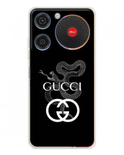Чехол для ZTE Nubia Music с картинкой «Gucci — серебряная змея»