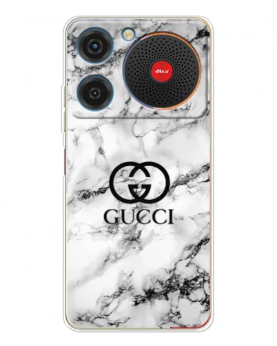 Чехол для ZTE Nubia Music с картинкой «Gucci — мраморный шик»