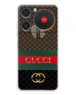Чехол для ZTE Nubia Music с картинкой «Gucci — брендированный десерт»