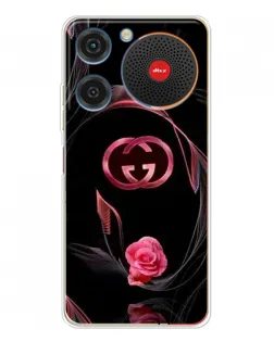 Чехол для ZTE Nubia Music с картинкой «Gucci — неоновая роза»