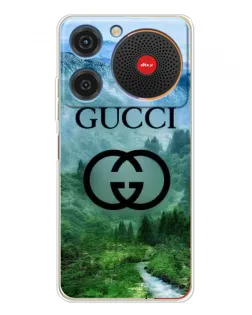 Чехол для ZTE Nubia Music с картинкой «Gucci — горный пейзаж»