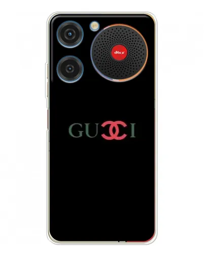 Чехол для ZTE Nubia Music с картинкой «Gucci — красный градиент»