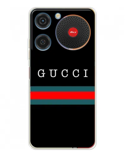 Чехол для ZTE Nubia Music с картинкой «Gucci — красный пояс»