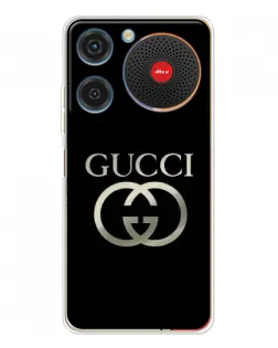 Чохол для ZTE Nubia Music з картинкою «Gucci — золото на чорному»