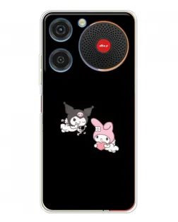 Чехол для ZTE Nubia Music с картинкой «My Melody и Kuromi» Чехол для ZTE Nubia Music с картинкой «My Melody и Kuromi»