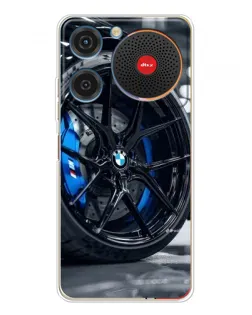 Чехол для ZTE Nubia Music с картинкой «Колесо BMW вблизи»