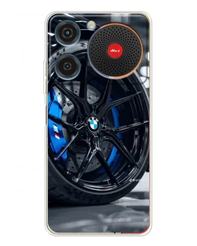 Чехол для ZTE Nubia Music с картинкой «Колесо BMW вблизи»
