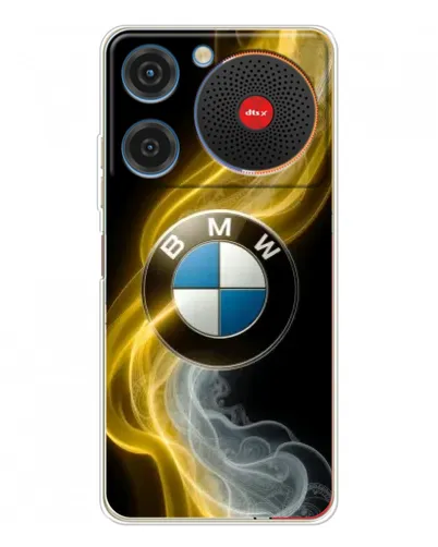 Чехол для ZTE Nubia Music с картинкой «Золотистый дым BMW»