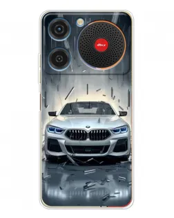 Чехол для ZTE Nubia Music с картинкой «BMW в свете фар»
