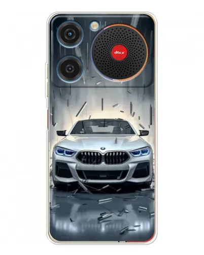 Чехол для ZTE Nubia Music с картинкой «BMW в свете фар»