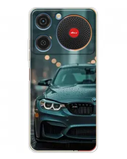 Чехол для ZTE Nubia Music с картинкой «BMW в огнях города»