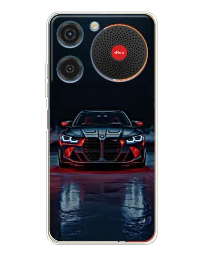 Чехол для ZTE Nubia Music с картинкой «BMW на мокрой дороге»
