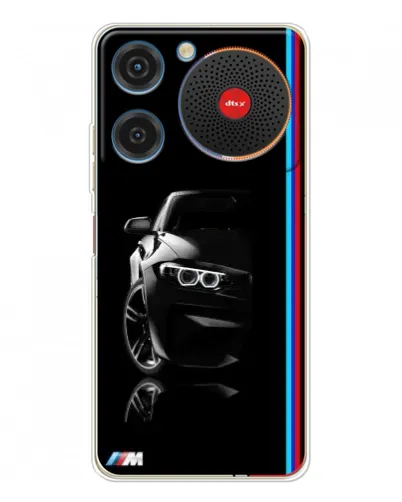 Чехол для ZTE Nubia Music с картинкой «Силуэт BMW в темноте»