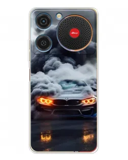 Чехол для ZTE Nubia Music с картинкой «BMW в дыму»