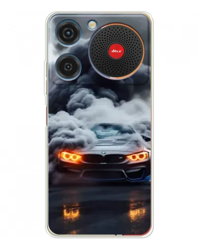 Чехол для ZTE Nubia Music с картинкой «BMW в дыму»