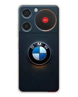 Чехол для ZTE Nubia Music с картинкой «Логотип BMW — минимализм»