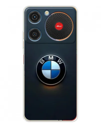 Чехол для ZTE Nubia Music с картинкой «Логотип BMW — минимализм»