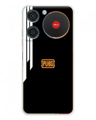 Чехол для ZTE Nubia Music с картинкой «PUBG — вертикальные линии»