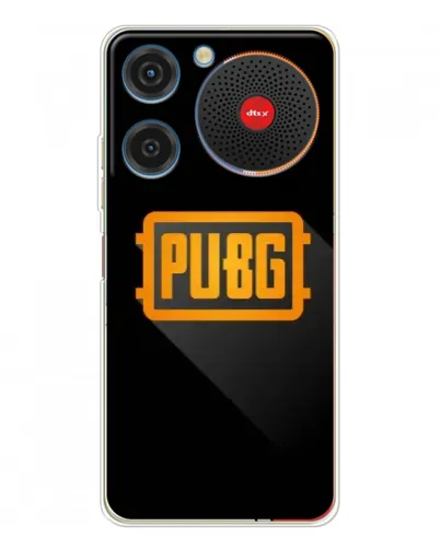 Чехол для ZTE Nubia Music с картинкой «PUBG — рамка лого»
